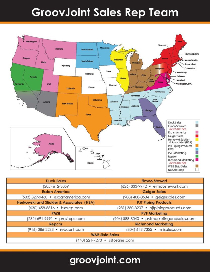 GroovJoint Sales Rep Team_Map